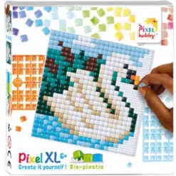 XL Pixel Mosaik - Schwan