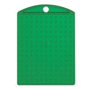 Pixel Schlüsselanhänger Medaillon Grün