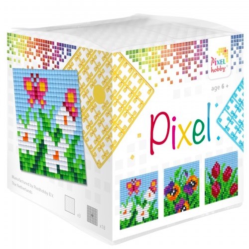 Pixelhobby Wuerfel Blumen