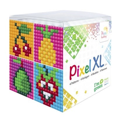 XL Pixel Würfel Früchte