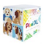 XL Pixel Würfel Hunde