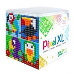 XL Pixel Würfel Vögel