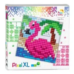 XL Pixel Set Flamingo