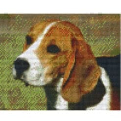 Pixel Vorlage Hund