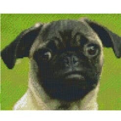 Pixel Vorlage Hund