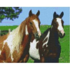 Pixel Vorlage Pferd