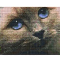 Pixel Vorlage Katze