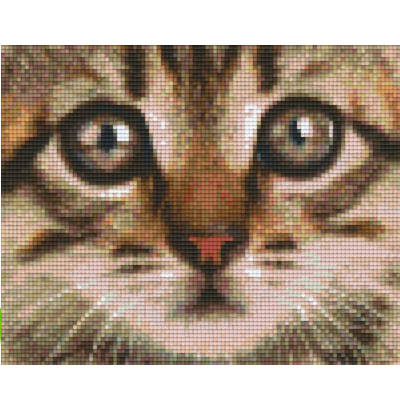 Pixel Vorlage Katze