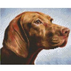 Pixel Vorlage Hund