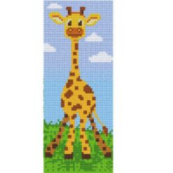 Pixel Vorlage Giraffe