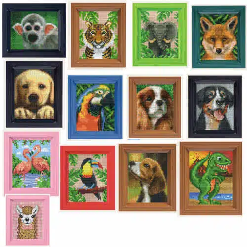 Pixelhobby Pixel Bilder mit Rahmen