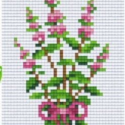 Pixel Vorlage Blume