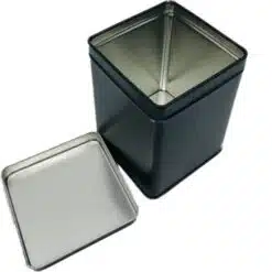 Blechdose schwarz