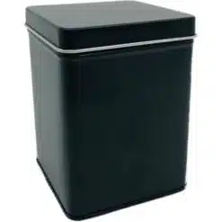 Blechdose schwarz