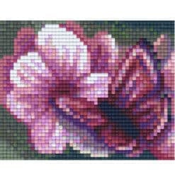 Pixel Vorlage Schmetterling