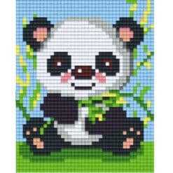Gratis Vorlage Pixeln Panda