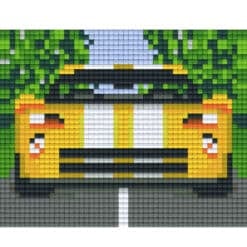 Pixel Vorlage Rennauto