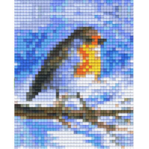 Pixel Vorlage Vogel
