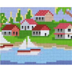 Pixelhobby Vorlage Segelschiff