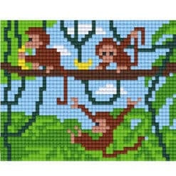 Gratis Vorlage Pixeln Affen