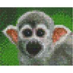 Pixelhobby Vorlage Totenkopf Affe