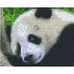 Pixelvorlage Panda