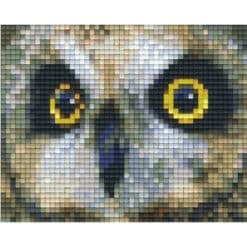 Pixelvorlage Eule