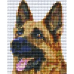 Pixelvorlage Hund