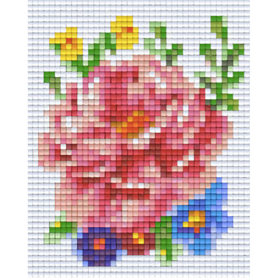 Pixel Vorlage Blumen