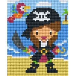 Gratis Vorlage Pixeln Pirat