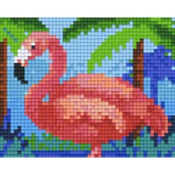 Gratis Vorlage Pixeln Flamingo