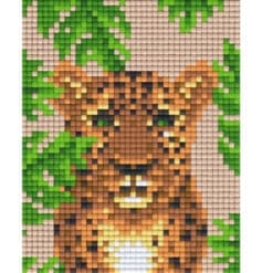 Gratis Pixel Vorlage Panther