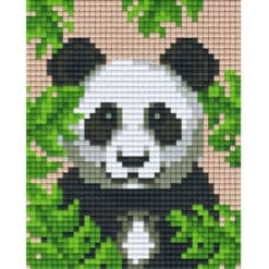 Gratis Pixel Vorlage Panda