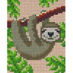 Gratis Pixel Vorlage Affen