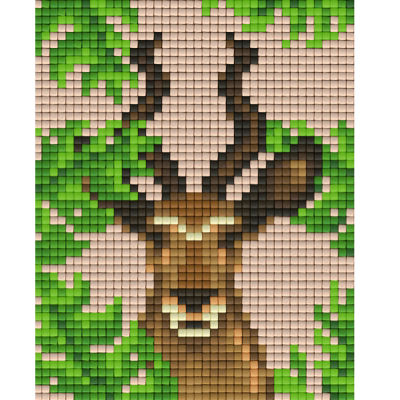 Gratis Pixel Vorlage Antilope