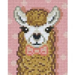 Gratis Pixel Vorlage Lama