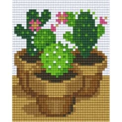 Pixel Vorlage Kaktus