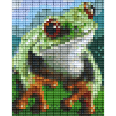 Pixelvorlage Frosch