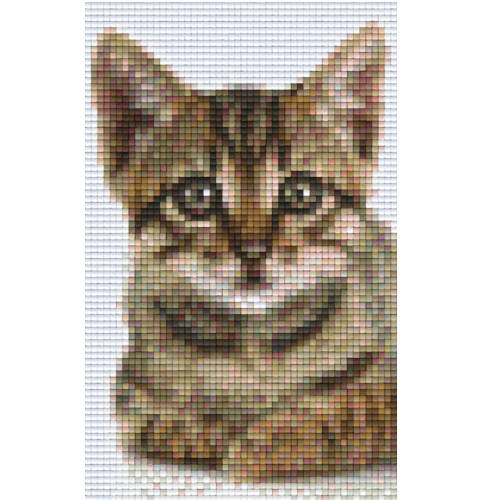 Gratis Pixel Vorlage Katze