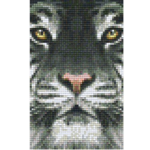Gratis Pixel Vorlage Tiger