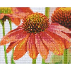 Pixel Vorlage Blume