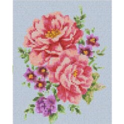 Pixel Vorlage Blume