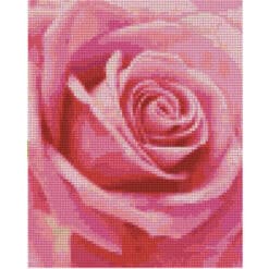 Pixel Vorlage Rose