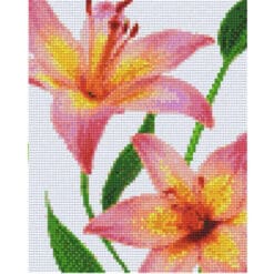 Pixelvorlage Blume