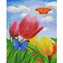 Pixelvorlage Tulpe