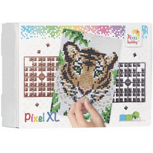 XL Pixel Bild Tiger