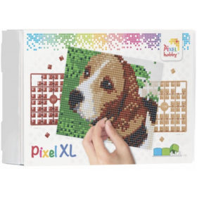 XL Pixel Bild Beagle
