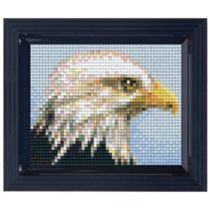 Pixel Geschenkset im Rahmen Adler