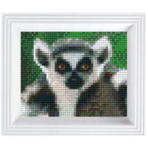 Pixel Geschenkset im Rahmen Lemur