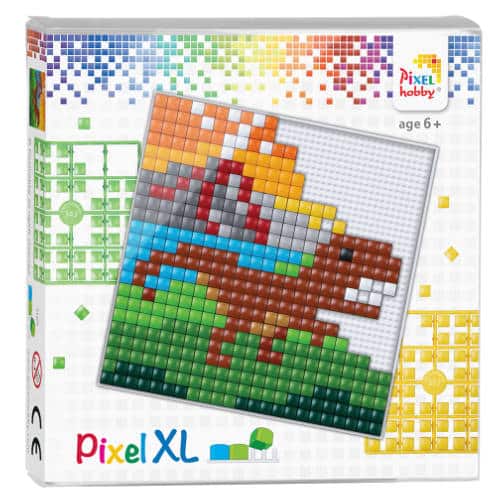 XL Pixel Set Dino